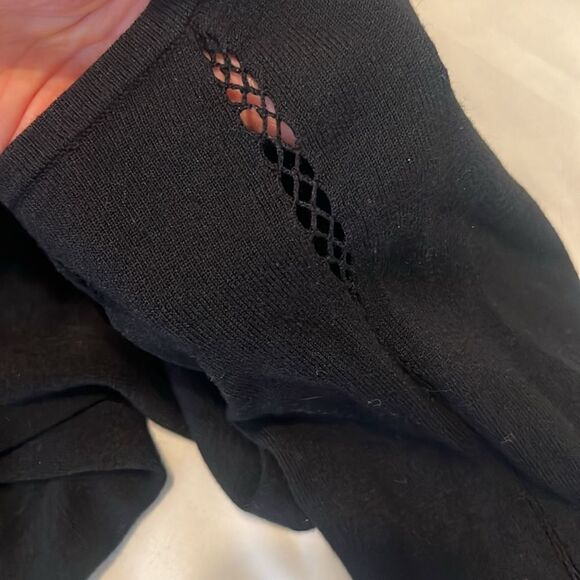 BCBGMaxAzria szM stretchy sweater dress with cutout detail on both shoulders EUC - Picture 8 of 13